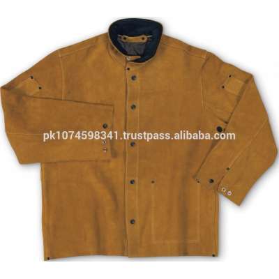 Working Leather Welding Protective Clothing /Split Leather Safety Garments / Cow split leather welding Jacket